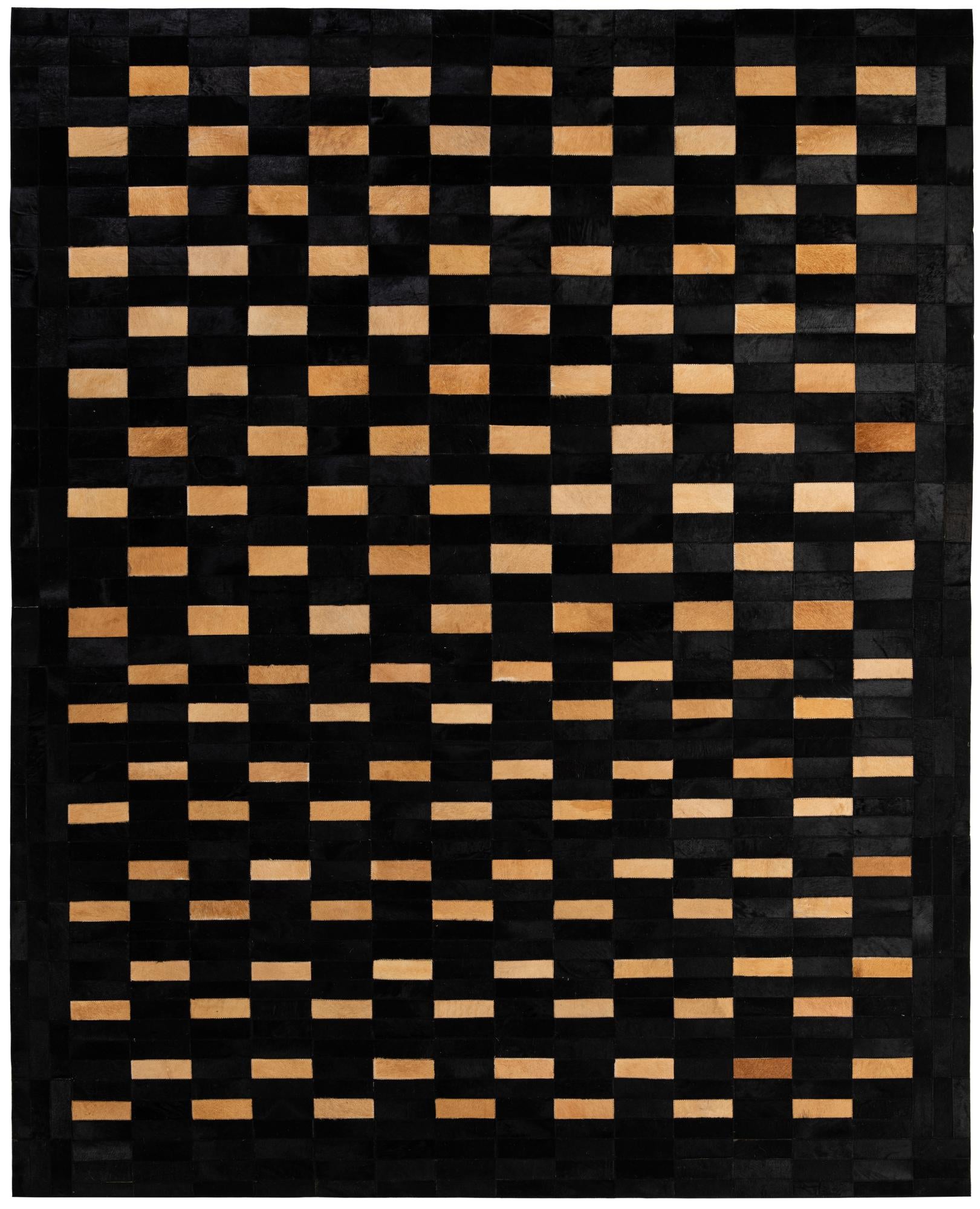 8' 3 x 10' 1 Cowhide - Patchwork Rug