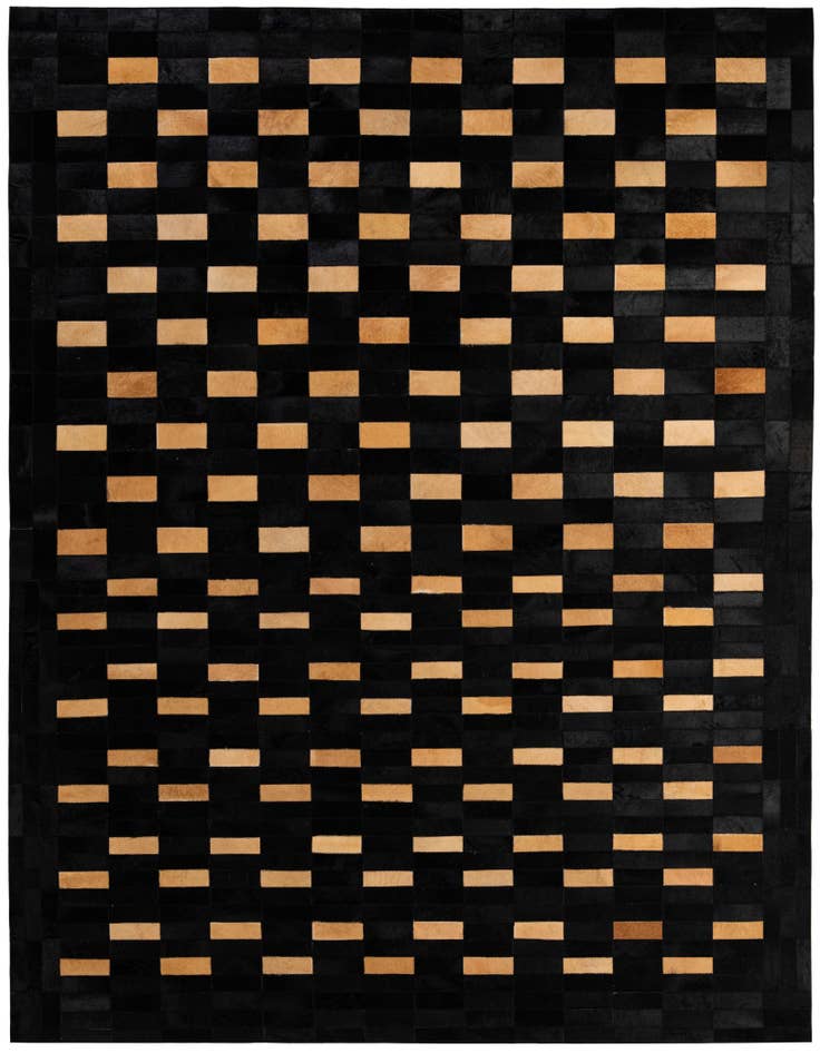 Detail image of 8' 3 x 10' 1 Cowhide - Patchwork Rug