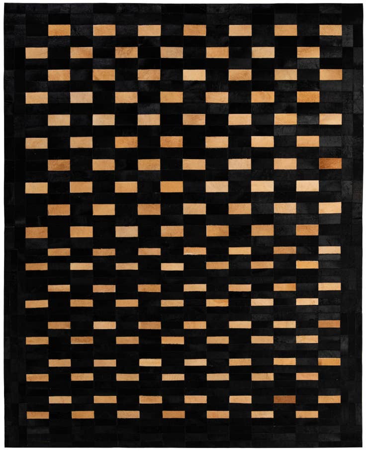 Detail image of 8' 3 x 10' 1 Cowhide - Patchwork Rug