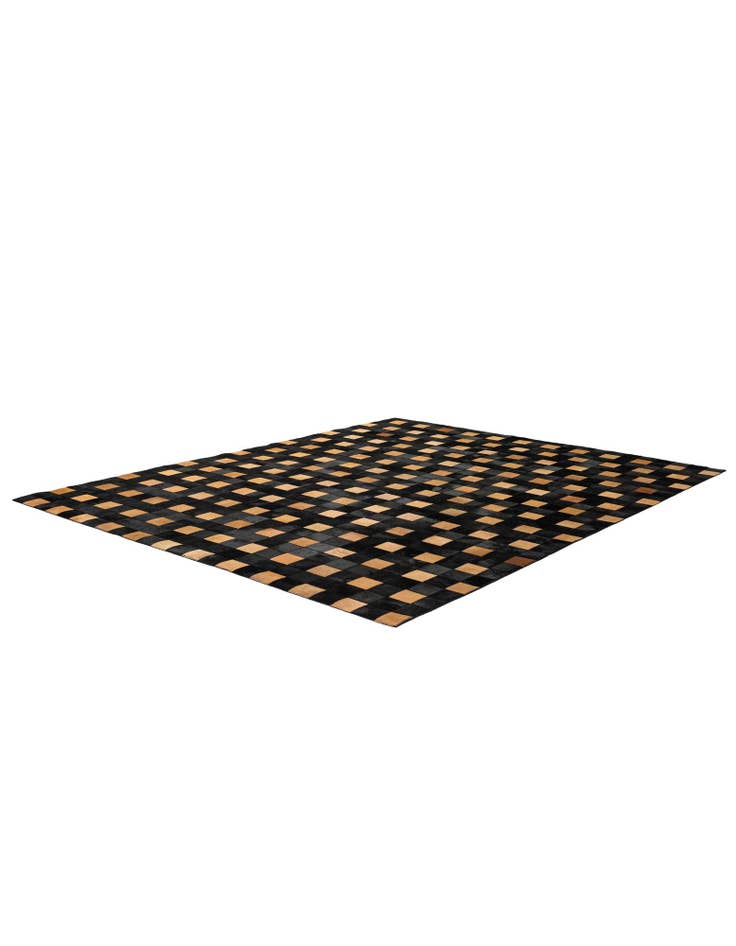 Detail image of 8' x 10' Cowhide - Patchwork Rug