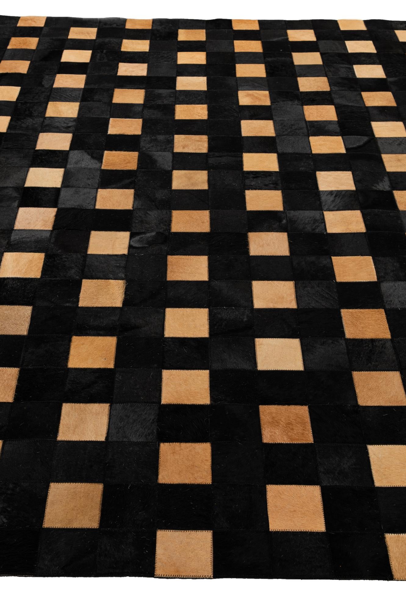 8' x 10' Cowhide - Patchwork Rug