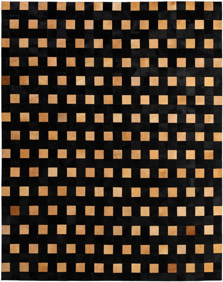 Detail image of 8' x 10' Cowhide - Patchwork Rug