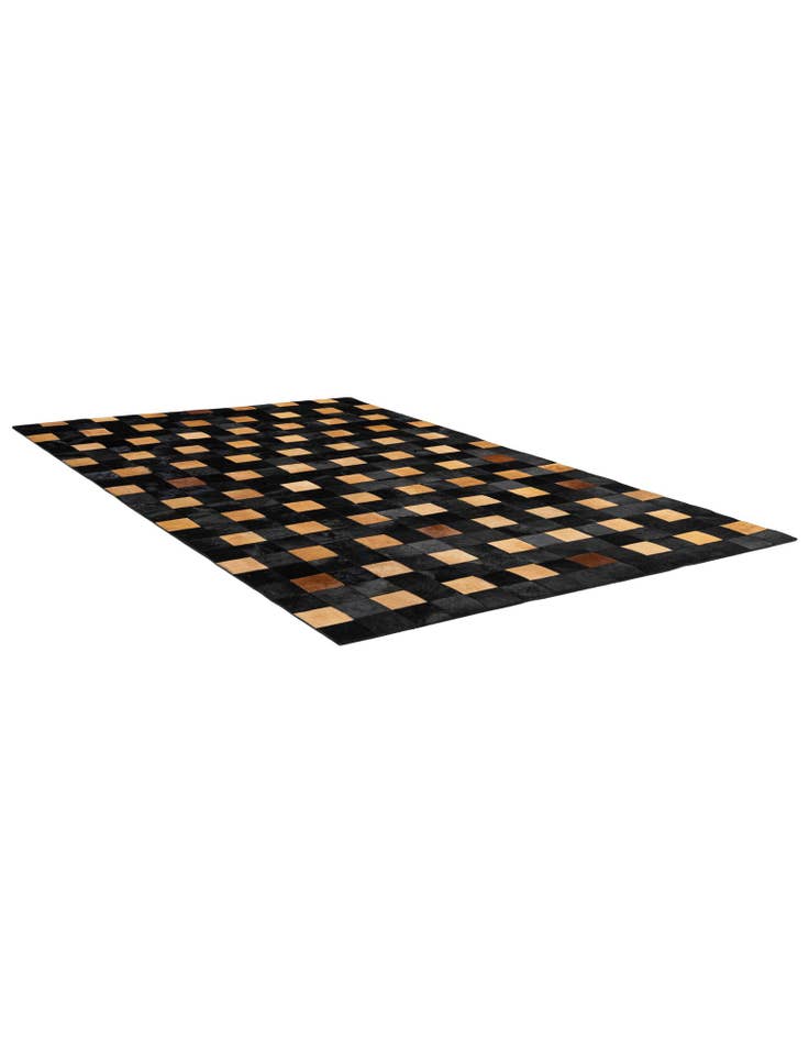 Detail image of 5' x 7' 11 Cowhide - Patchwork Rug