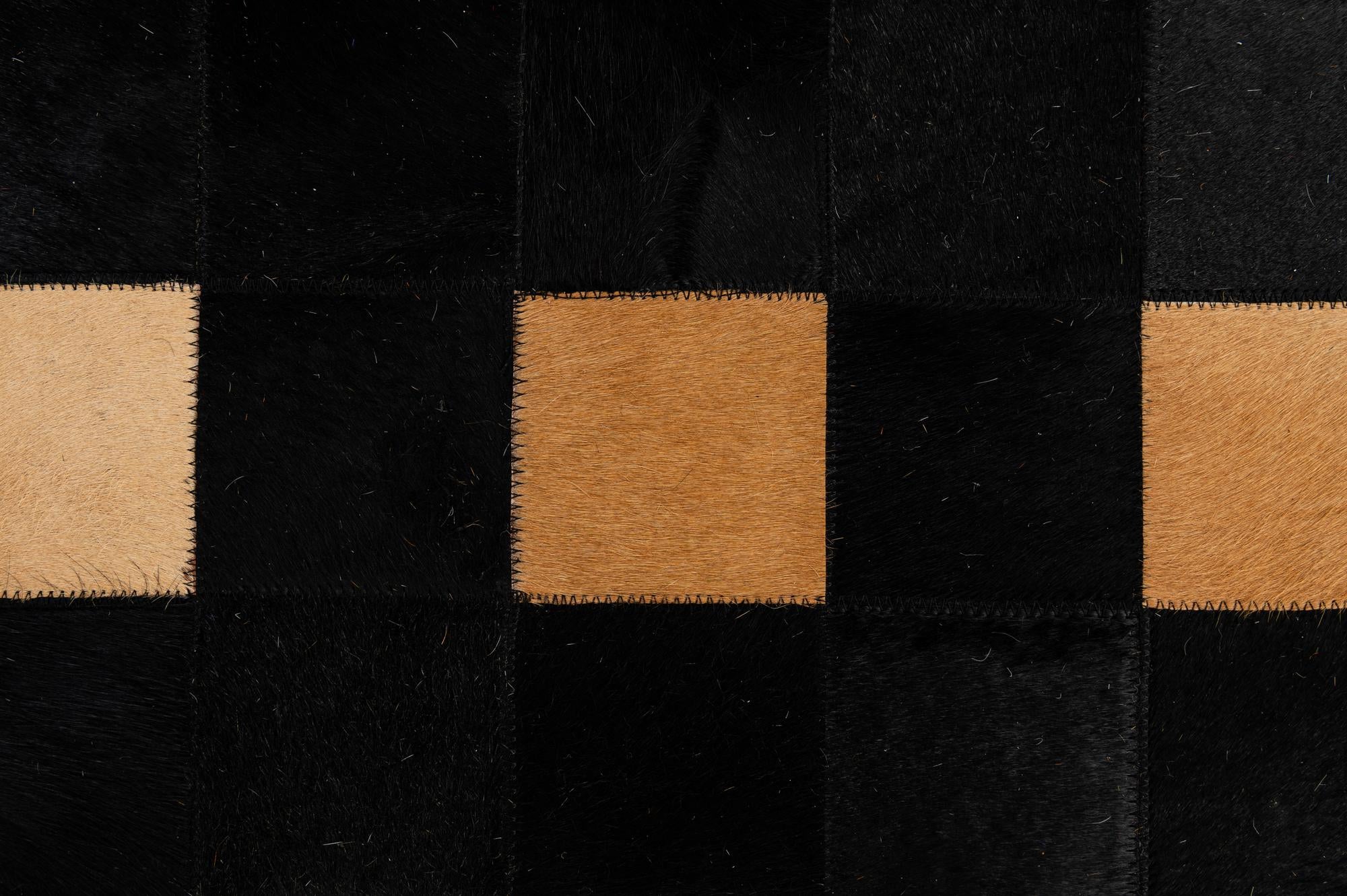 5' x 7' 11 Cowhide - Patchwork Rug