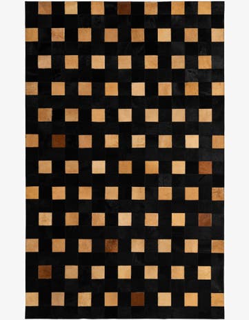 5' x 7' 11 Cowhide - Patchwork Rug