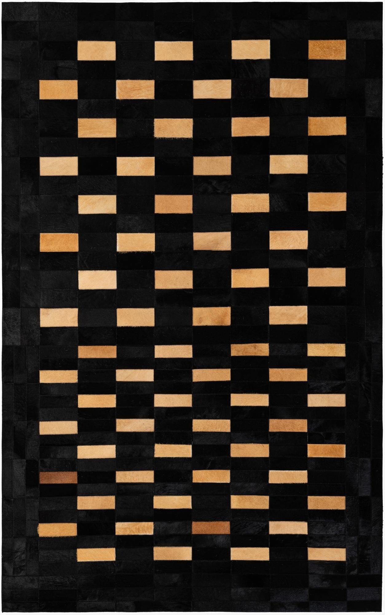 5' 1 x 7' 11 Cowhide - Patchwork Rug
