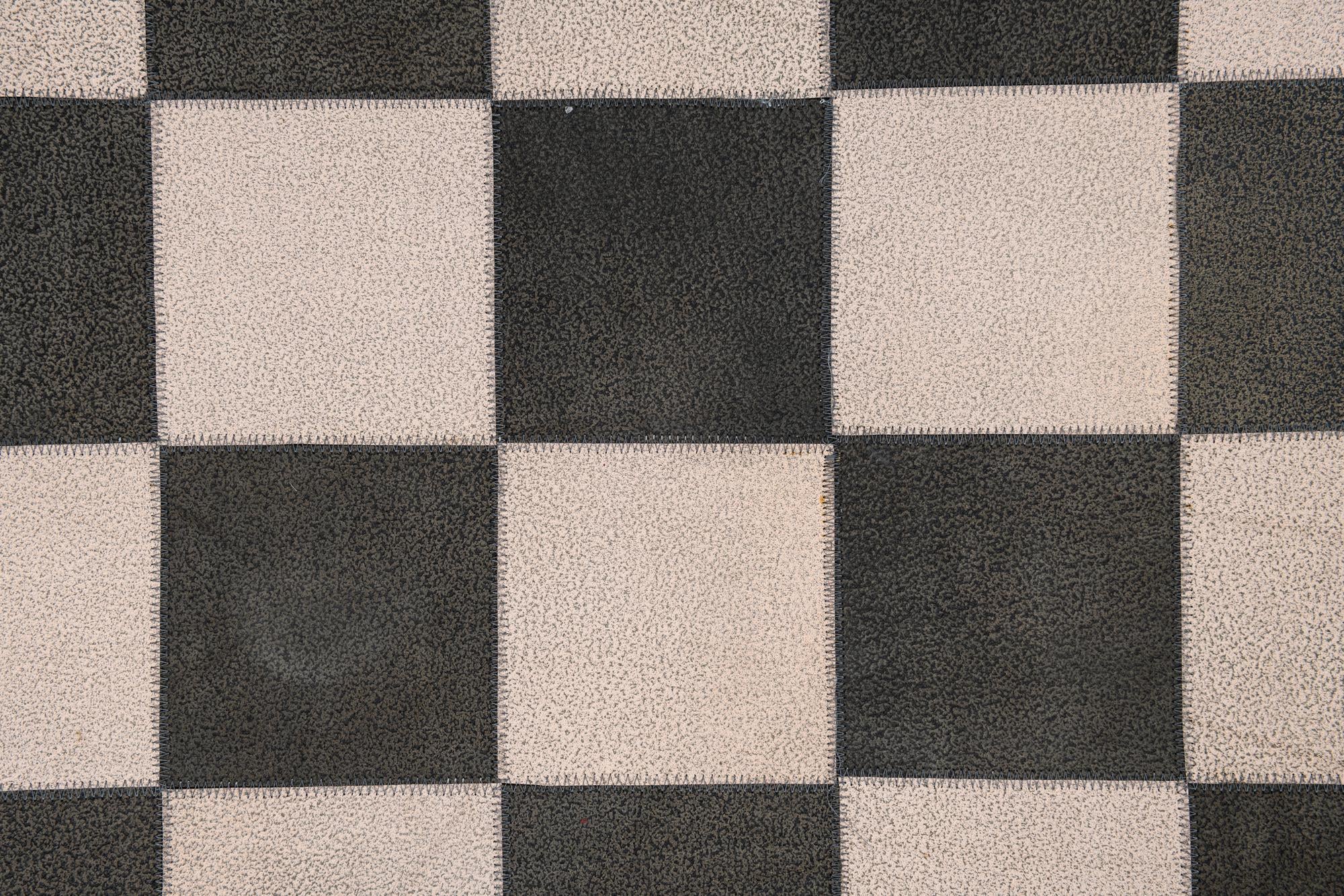 5' x 7' 10 Cowhide Leather Rug