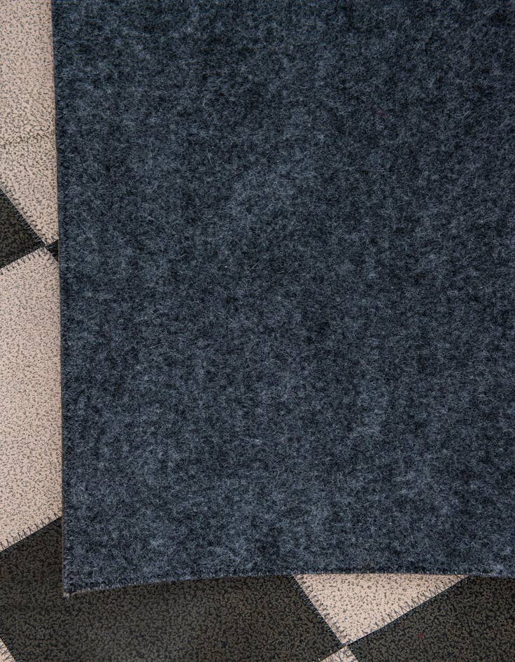 Detail image of 5' x 7' 10 Cowhide Leather Rug