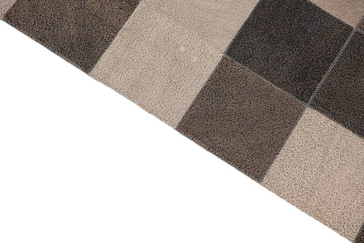 Detail image of 5' x 7' 8 Cowhide Leather Rug