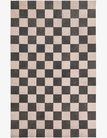 5' x 7' 10 Cowhide Leather Rug