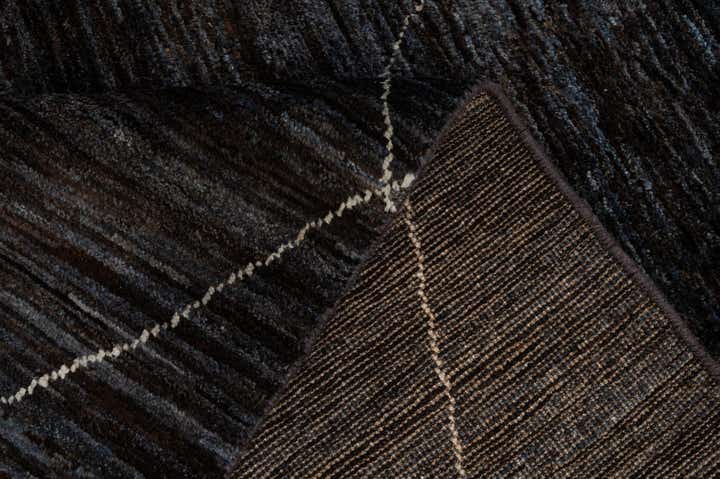4' 5 x 6' 4 Hand Knotted Moroccan Wool Rug