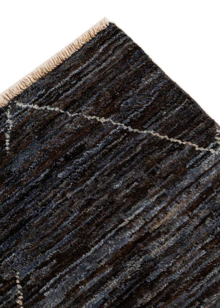 4' 5 x 6' 4 Hand Knotted Moroccan Wool Rug