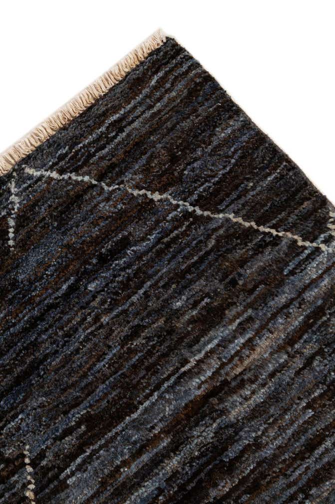 4' 5 x 6' 4 Hand Knotted Moroccan Wool Rug