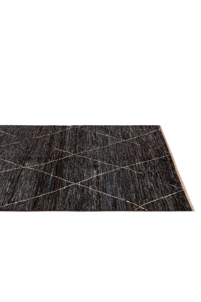 4' 7 x 6' 7 Hand Knotted Moroccan Wool Rug