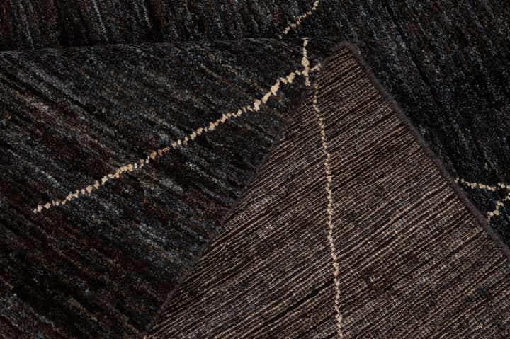 4' 7 x 6' 7 Hand Knotted Moroccan Wool Rug