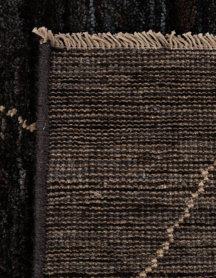 Detail image of 4' 7 x 6' 7  Hand Knotted Moroccan Wool Rug