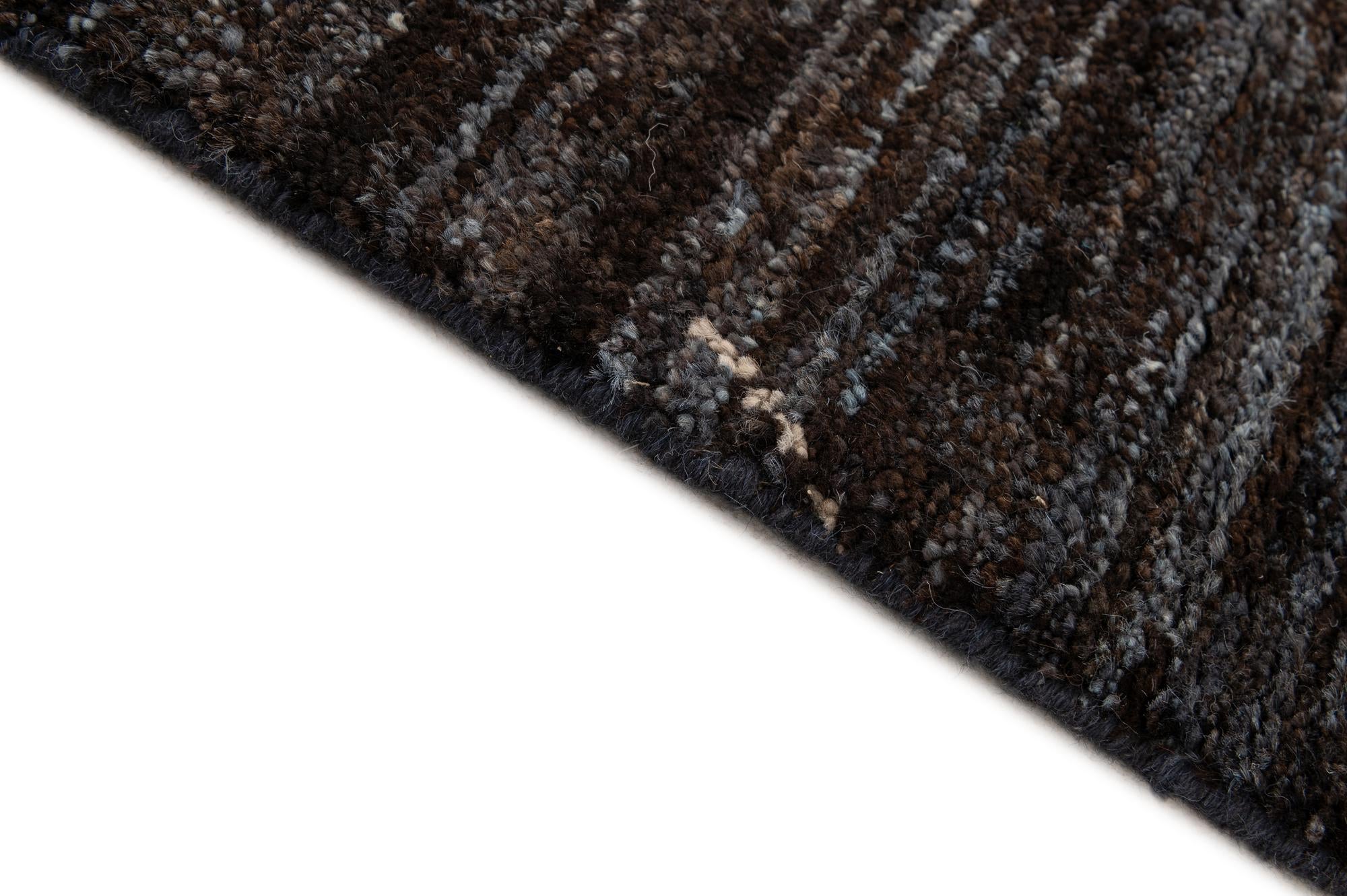 5' 2 x 7' 7 Hand Knotted Moroccan Wool Rug