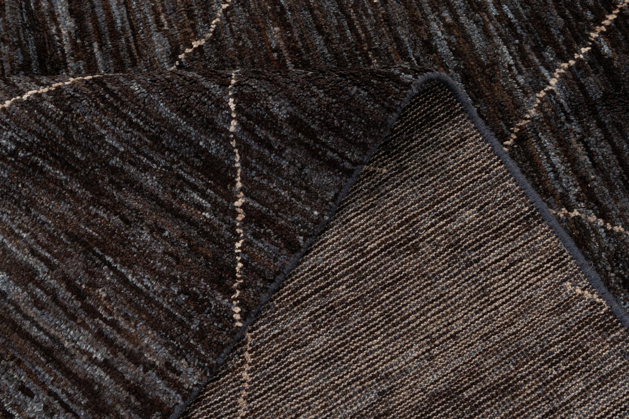 5' 2 x 7' 7 Hand Knotted Moroccan Wool Rug