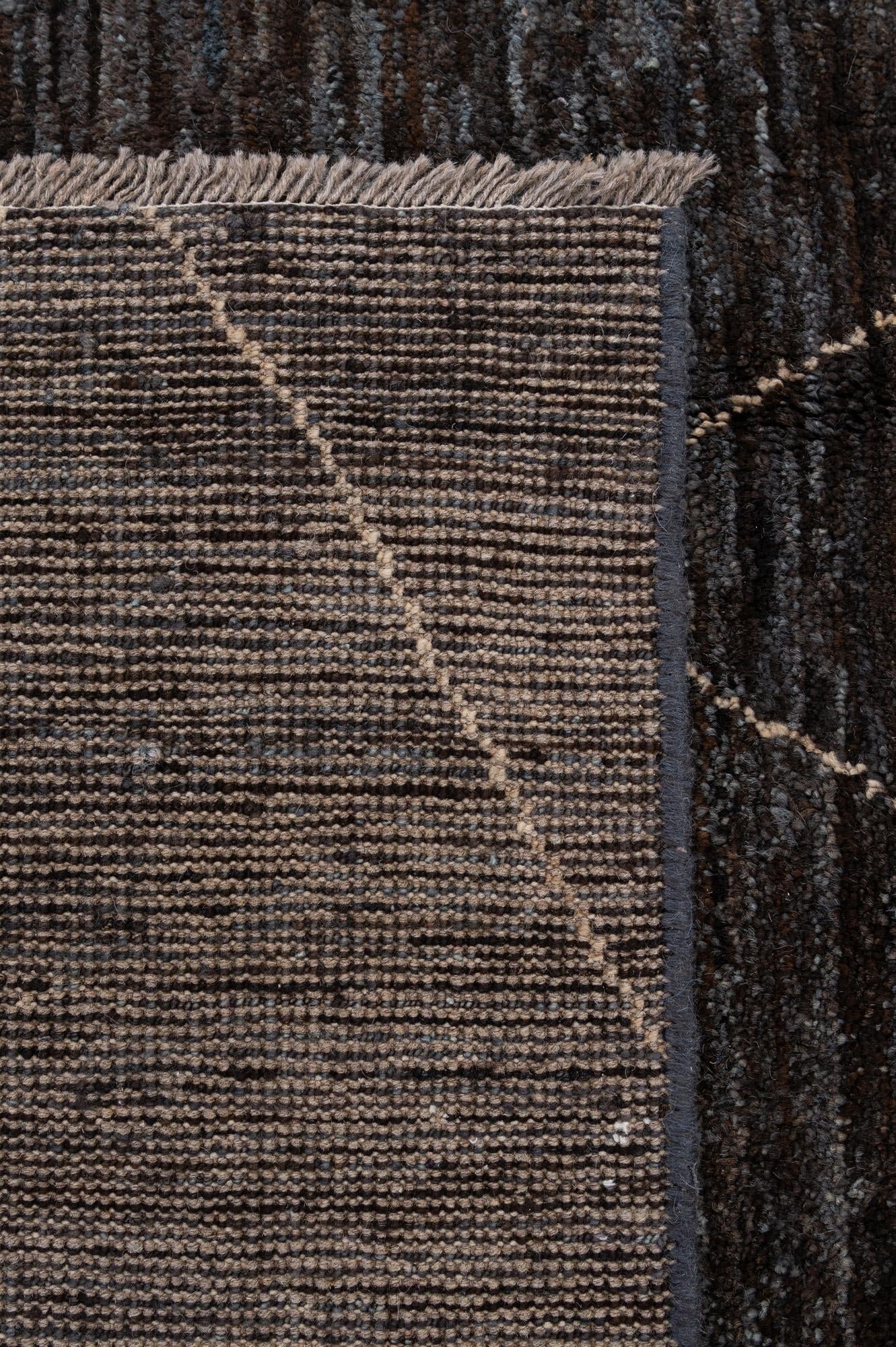 5' 2 x 7' 7 Hand Knotted Moroccan Wool Rug