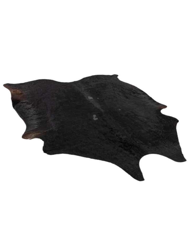5' 9 x 6' 9 Cowhide Leather Rug