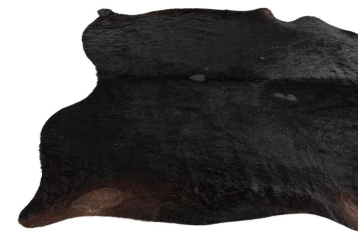 5' 9 x 6' 9 Cowhide Leather Rug