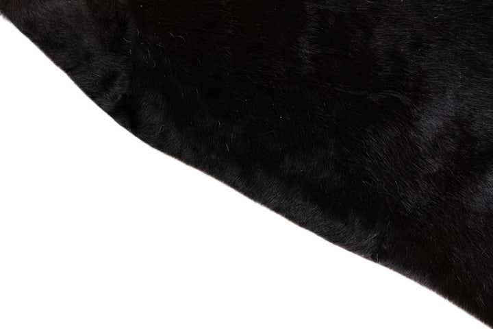 5' 9 x 6' 9 Cowhide Leather Rug