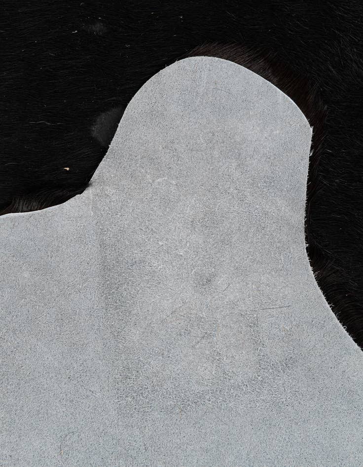 Detail image of 5' 9 x 6' 9 Cowhide Leather Rug