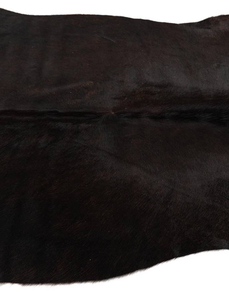 Detail image of 4' 9 x 4' 11 Cowhide Leather Square Rug