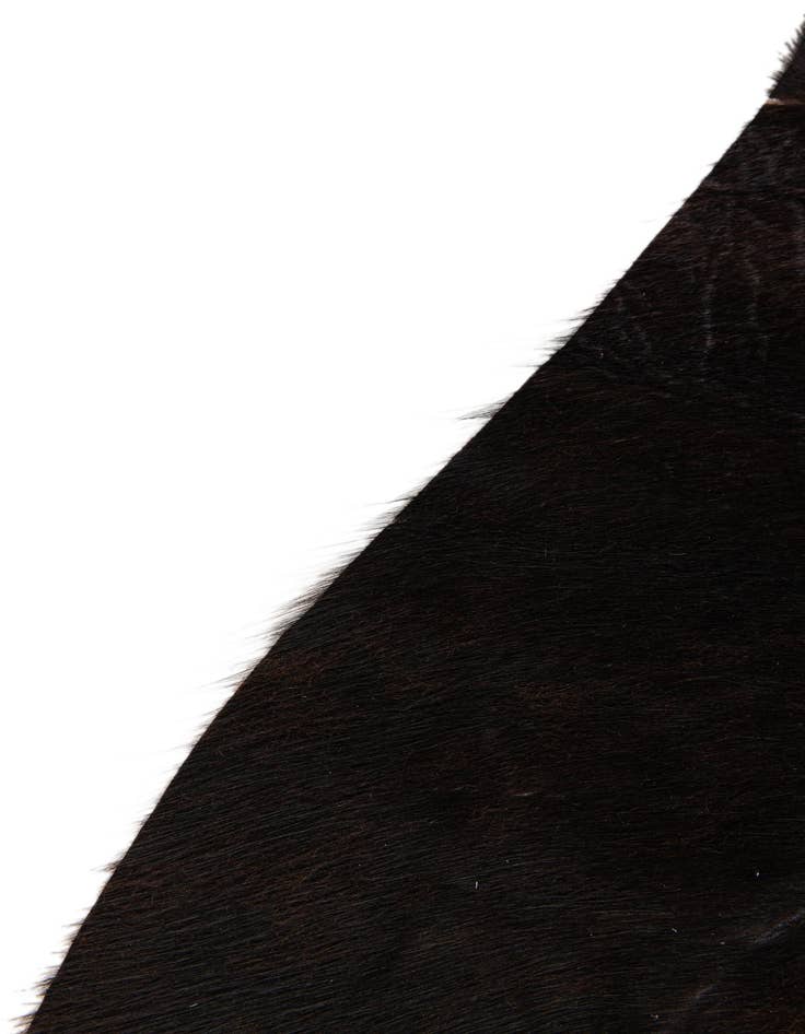 Detail image of 4' 9 x 4' 11 Cowhide Leather Square Rug