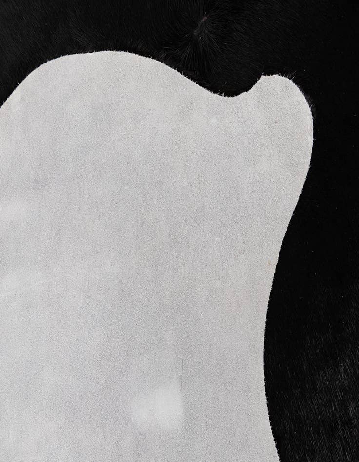 Detail image of 4' 11 x 6' 5 Cowhide Leather Freeform Rug