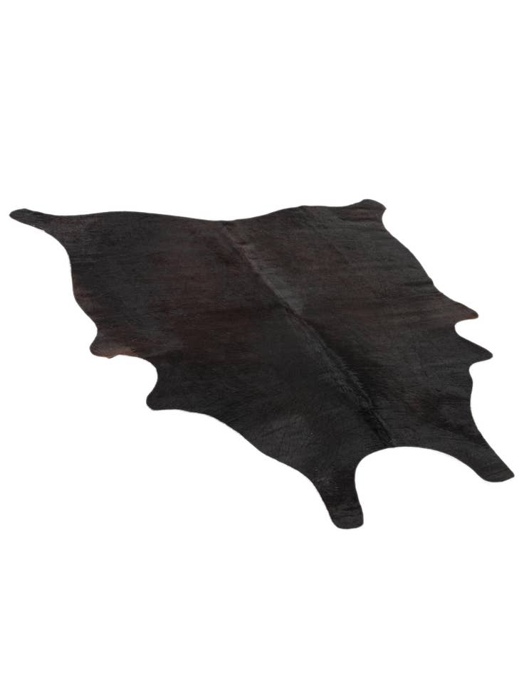 Detail image of 4' 9 x 5' Cowhide Leather Freeform Rug