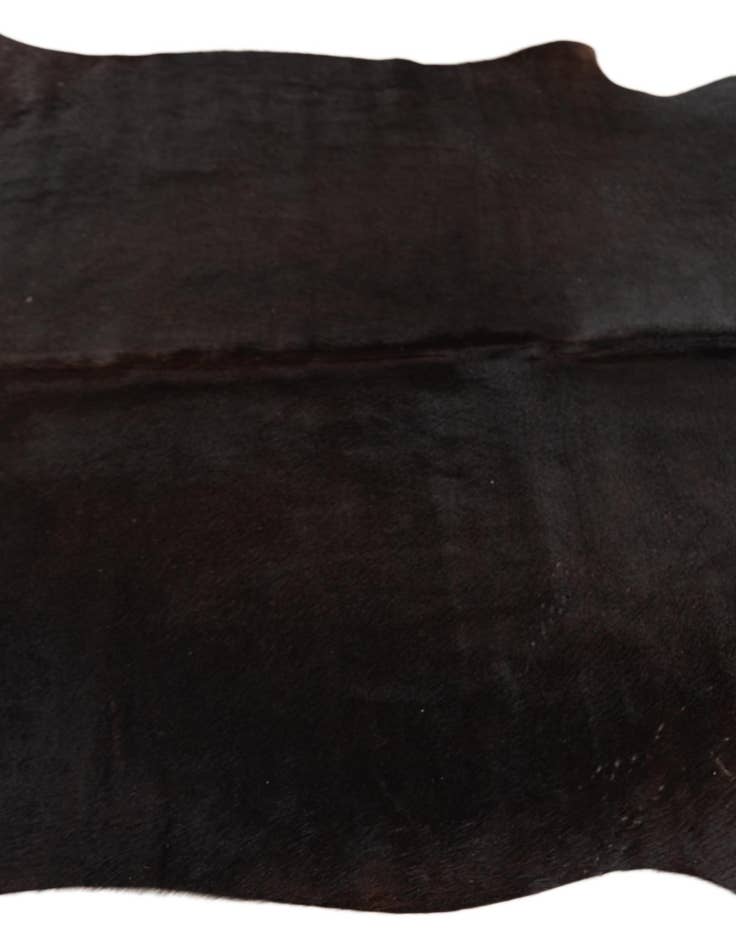 Detail image of 4' 9 x 5' Cowhide Leather Freeform Rug