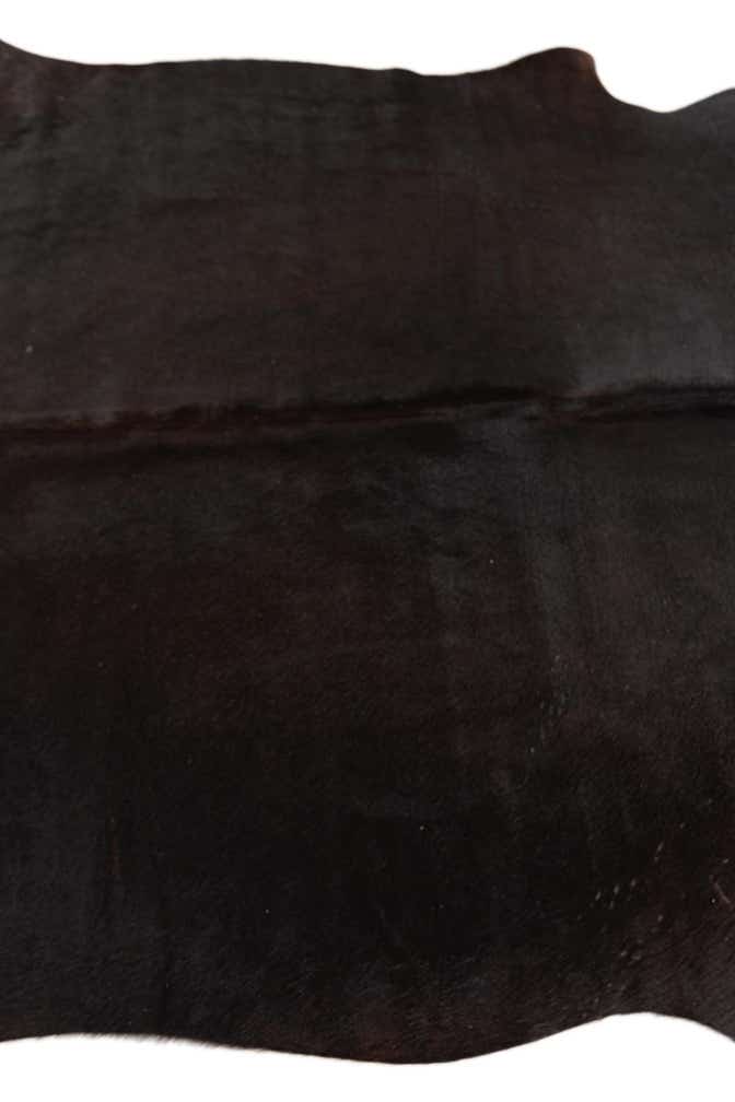4' 9 x 5' Cowhide Leather Freeform Rug