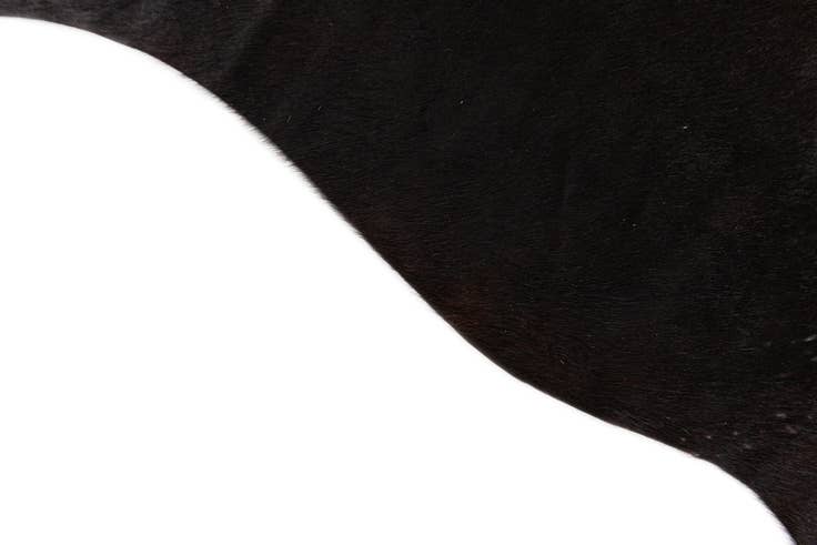 Detail image of 4' 9 x 5' Cowhide Leather Freeform Rug
