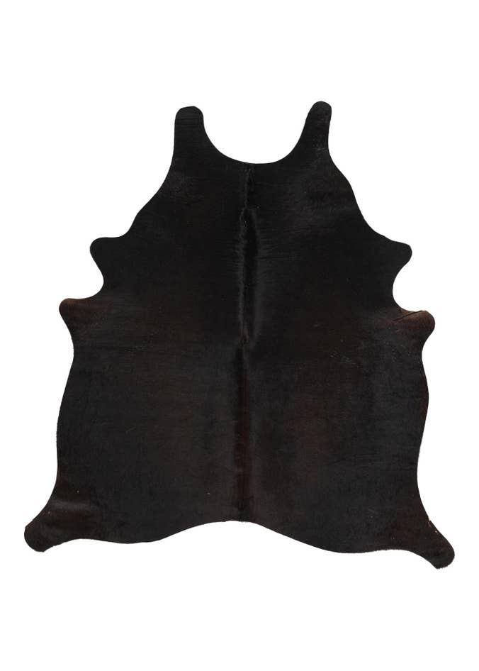 Detail image of 4' 9 x 5' Cowhide Leather Freeform Rug