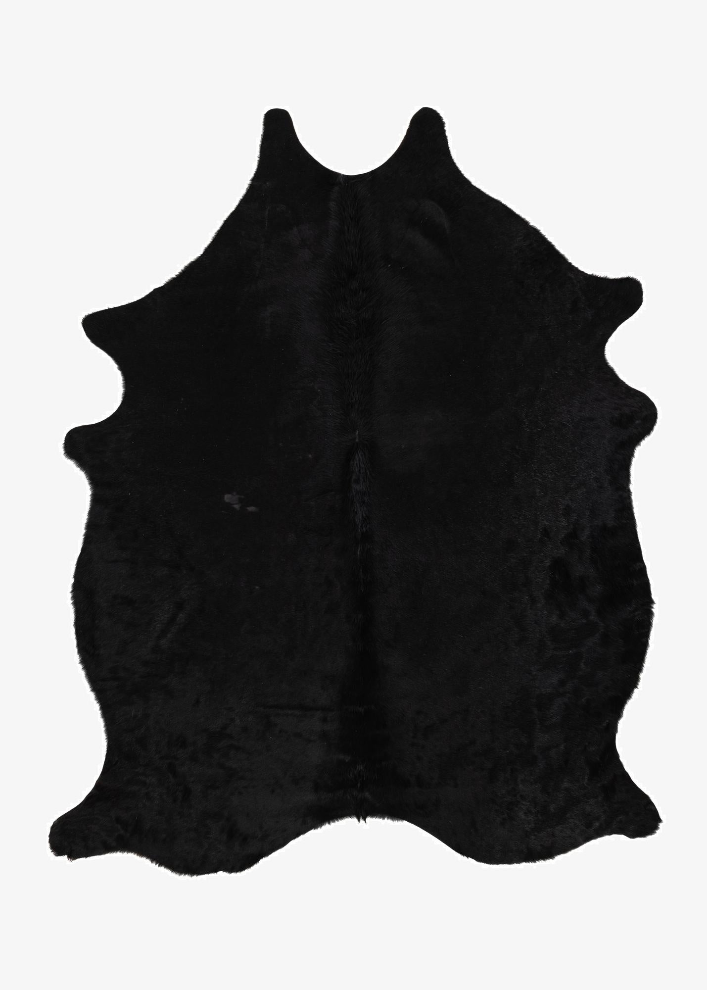 4' 11 x 6' 5 Cowhide Leather Freeform Rug
