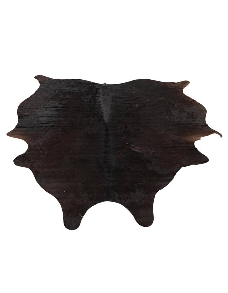 Detail image of 5' 1 x 5' 11 Cowhide Leather Rug