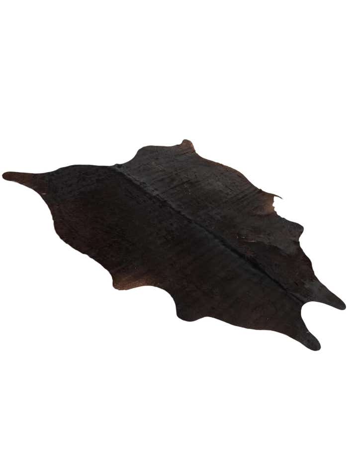 5' 1 x 5' 11 Cowhide Leather Rug