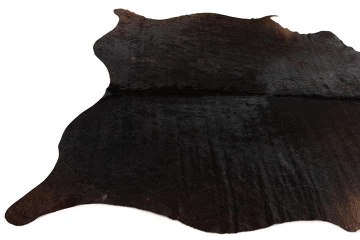 5' 1 x 5' 11 Cowhide Leather Rug