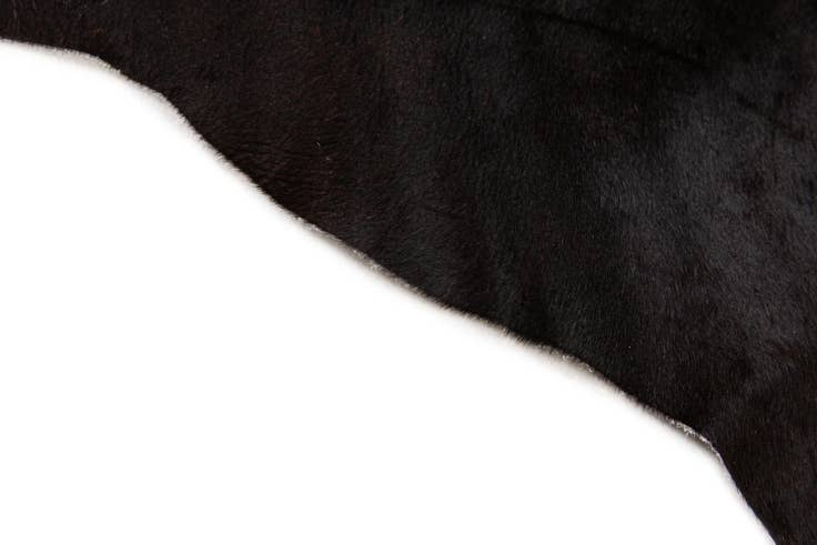 Detail image of 5' 1 x 5' 11 Cowhide Leather Rug