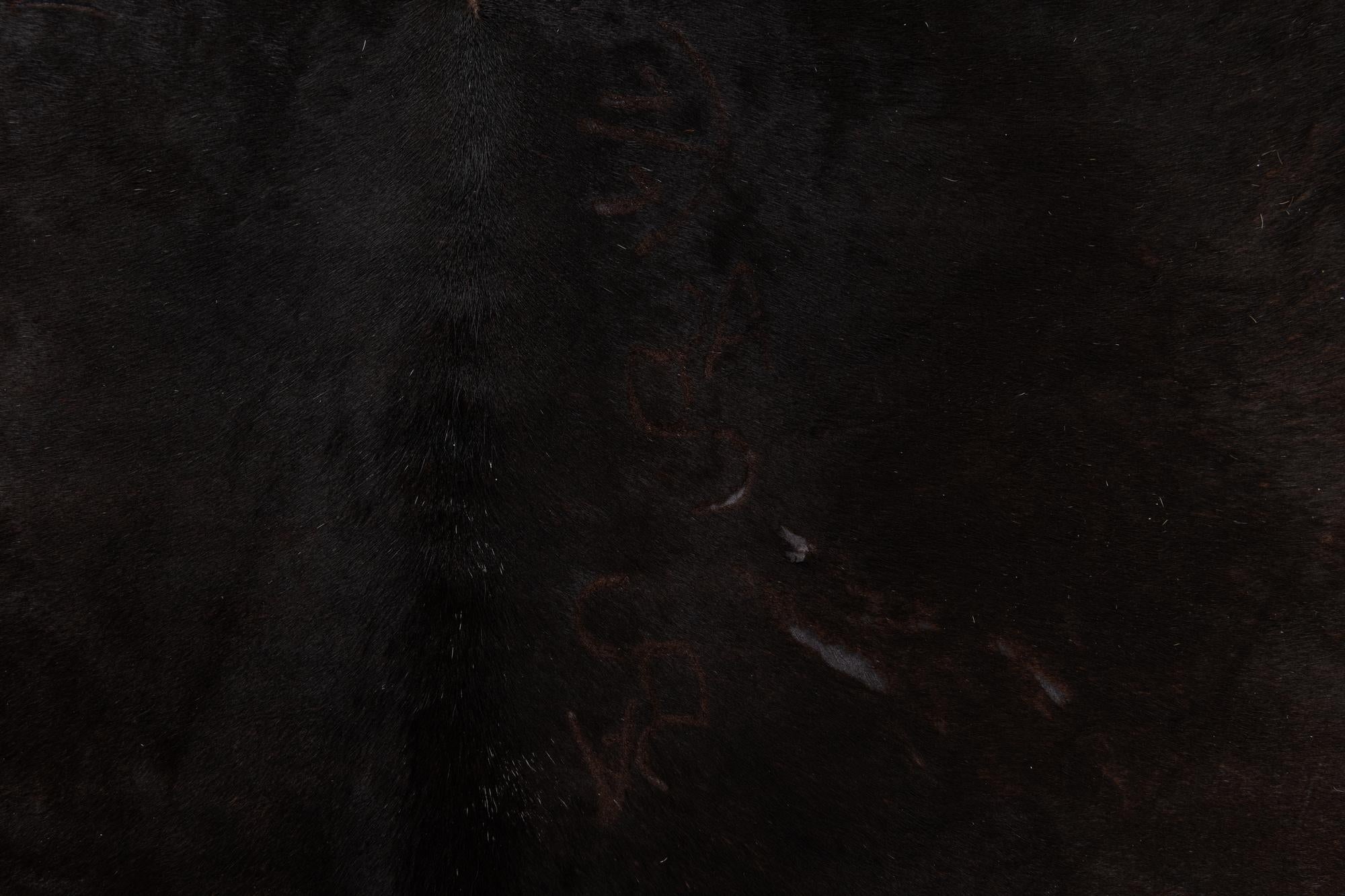 5' 1 x 5' 11 Cowhide Leather Rug