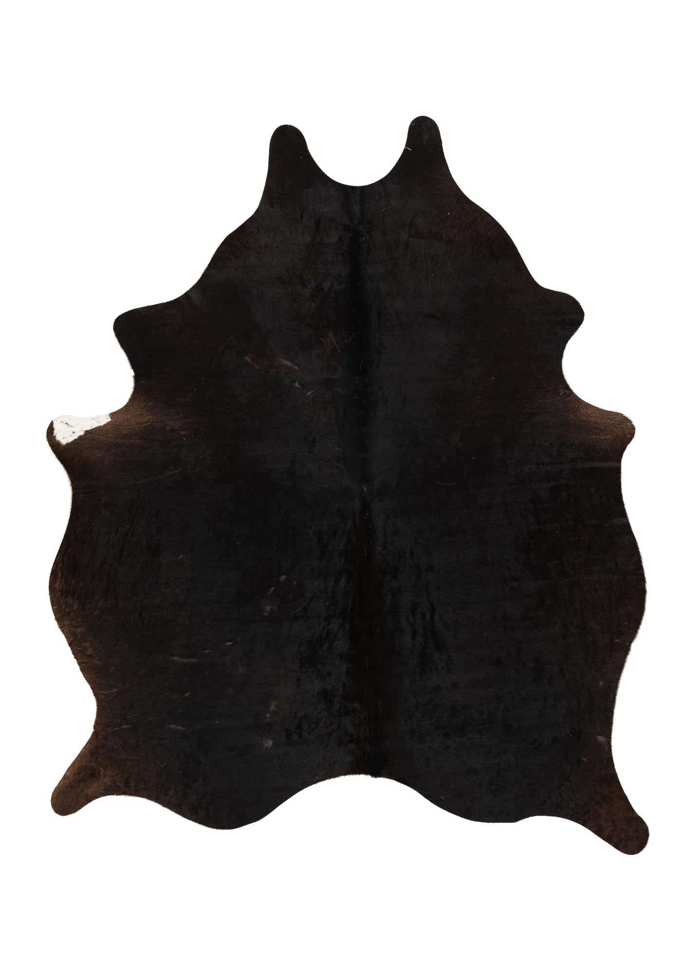 5' 1 x 5' 11 Cowhide Leather Rug