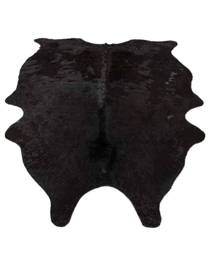 4' 2 x 6' 4 Cowhide Leather Rug