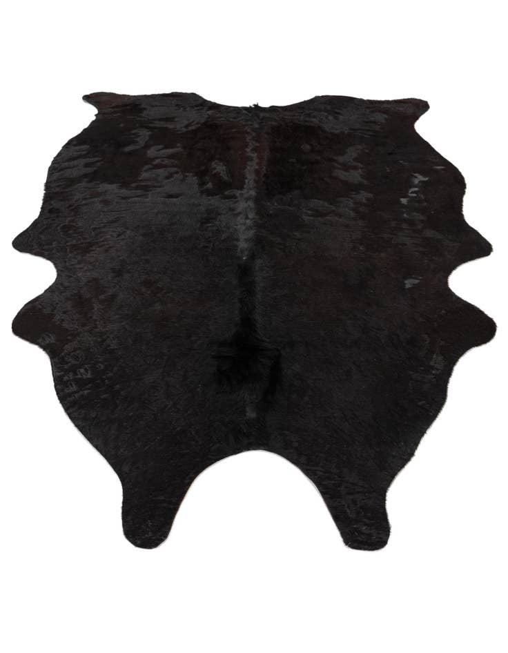 Detail image of 4' 2 x 6' 4 Cowhide Leather Rug