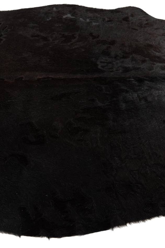 Detail image of 4' 2 x 6' 4 Cowhide Leather Rug