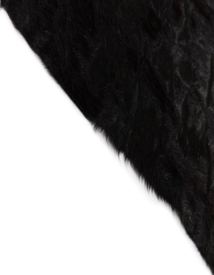 Detail image of 4' 2 x 6' 4 Cowhide Leather Rug