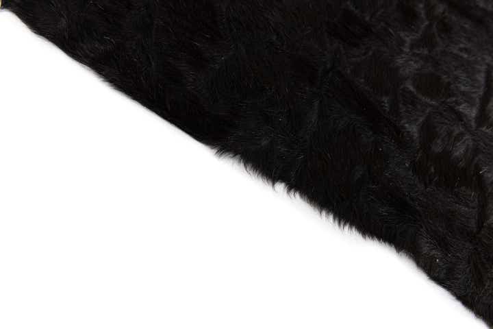 4' 2 x 6' 4 Cowhide Leather Rug