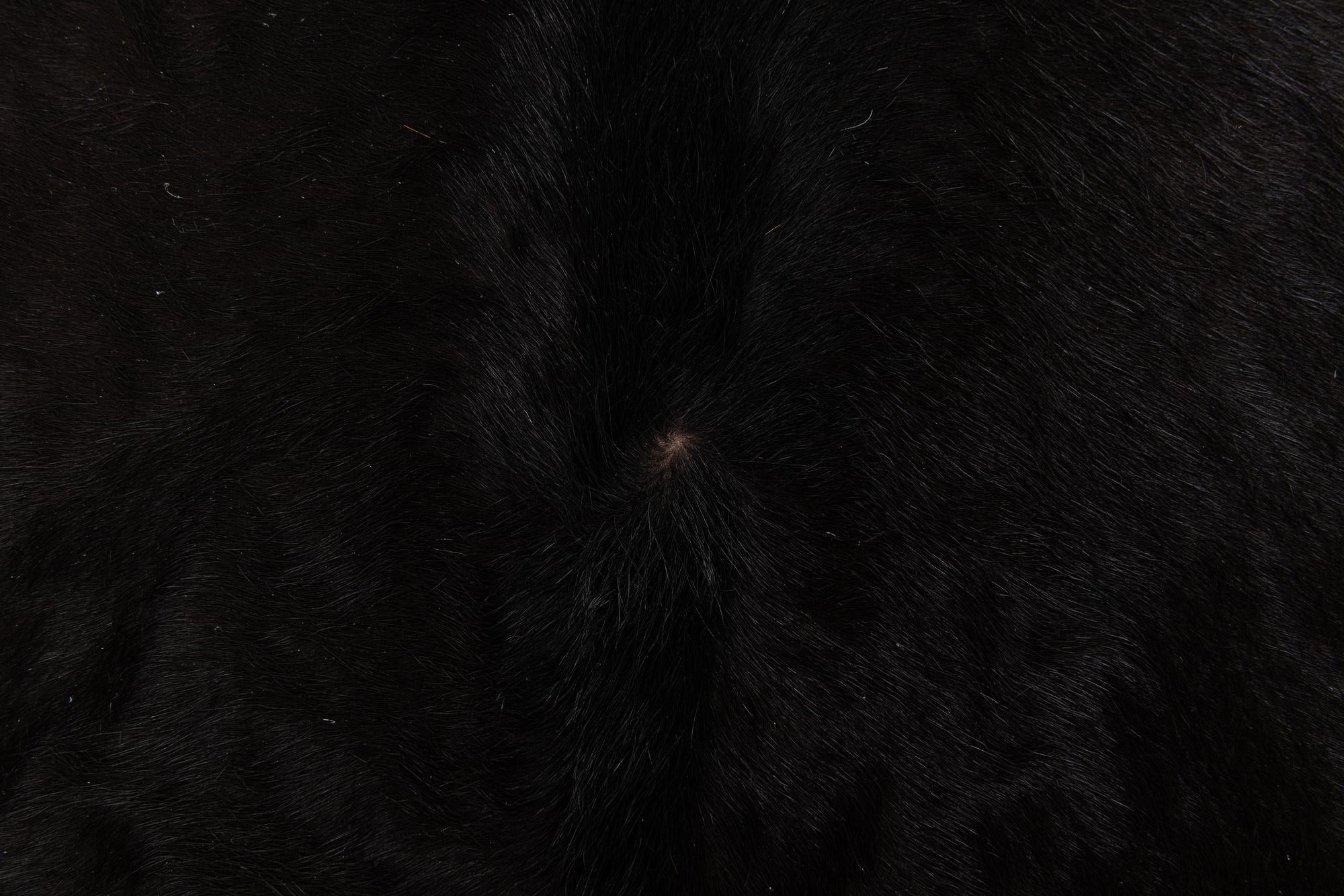 4' 2 x 6' 4 Cowhide Leather Rug