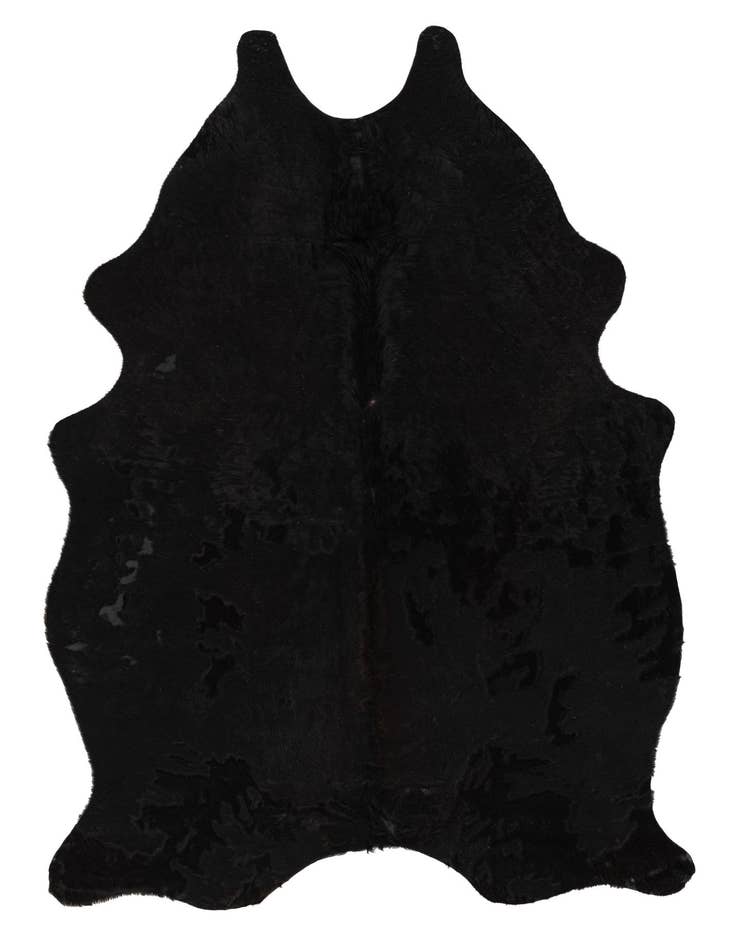 Detail image of 4' 2 x 6' 4 Cowhide Leather Rug