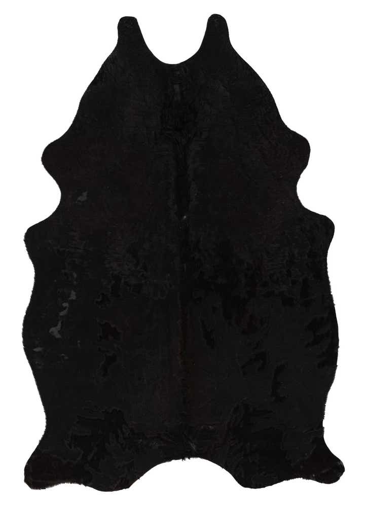 4' 2 x 6' 4 Cowhide Leather Rug